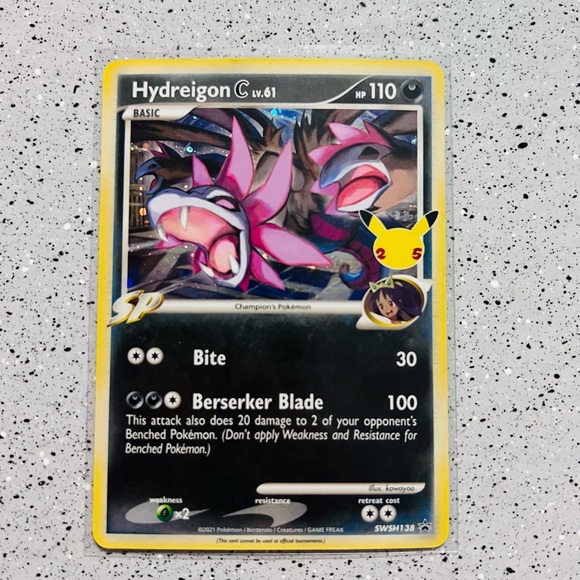 Pokemon Other - JUMBO Hydreigon C SWSH138 Celebrations Ultra Rare Holo Promo NM💎